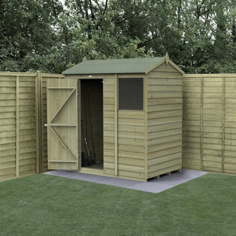 Forest 6 x 4 4Life Reverse Apex Garden Shed