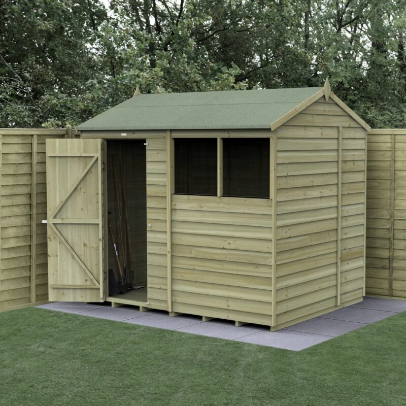 Forest 8 x 6 4Life Reverse Apex Garden Shed
