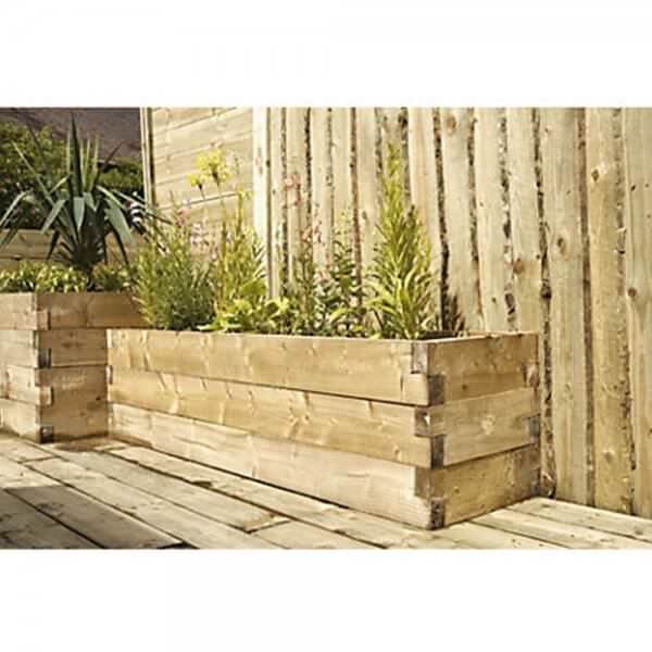 Caledonian Raised Garden Trough, Bed, Planter 180 x 45cm – Pure Garden ...