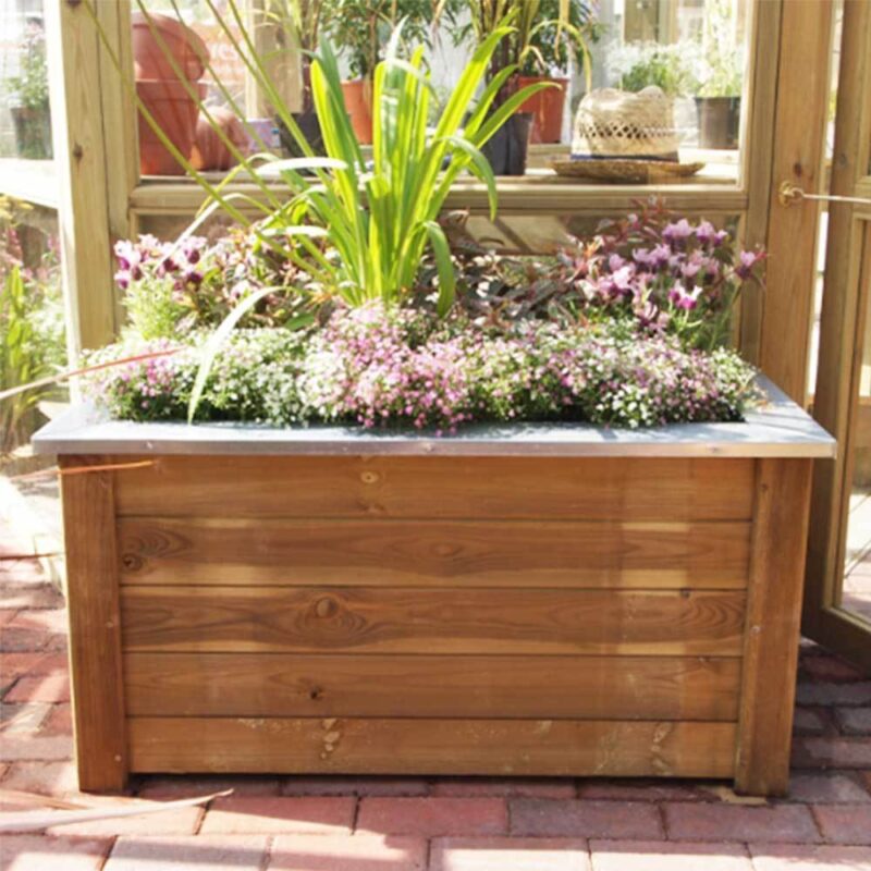 Cambridge Trough Planter Garden, Patio, Wooden Growing Bed 100 x 50