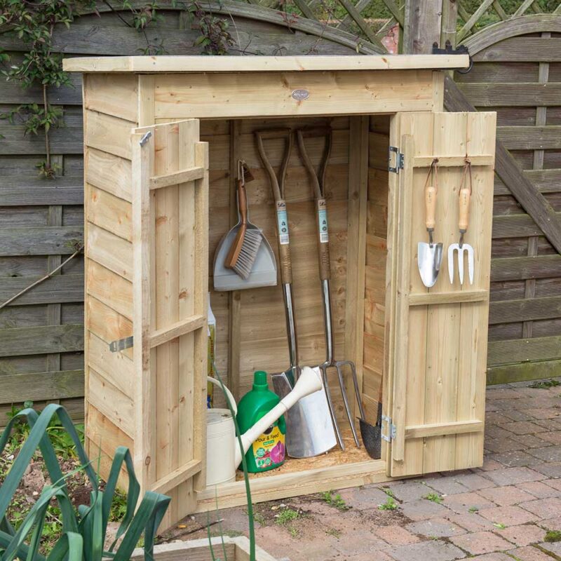 Shiplap Pressure Treated Pent Garden Tool Store - Outdoor Patio Storage 600L