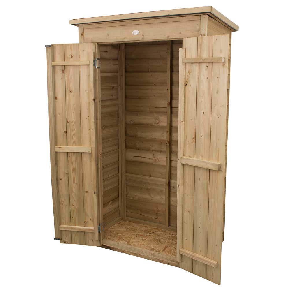 Forest Wooden Pressure Treated Pent Tall Garden, Patio Store, Shed