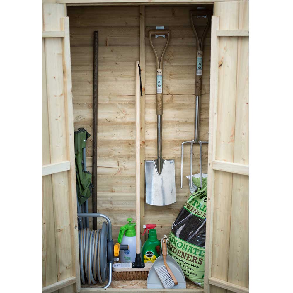 Forest Wooden Pressure Treated Pent Tall Garden, Patio Store, Shed