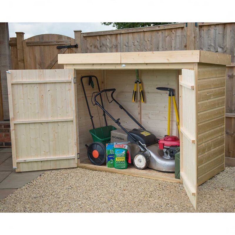 Shiplap Pressure Treated Pent Large 2000L Capacity Outdoor Store Container