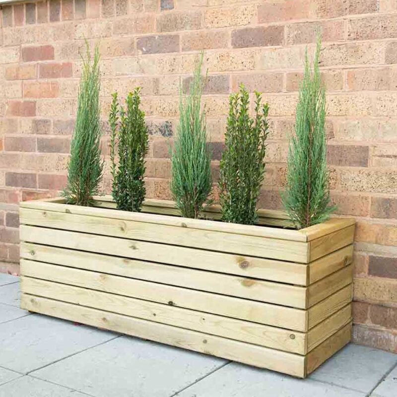 Linear 120 x 40 Contemporary Garden Patio Balcony Planter - Long