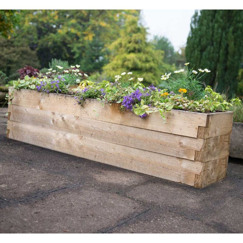 Caledonian Raised Garden Trough, Bed, Planter 180 x 45cm