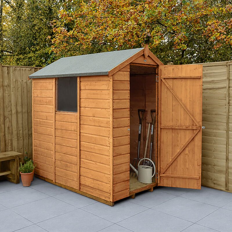 Shiplap Dip Treated 6 x 4 Apex Shed