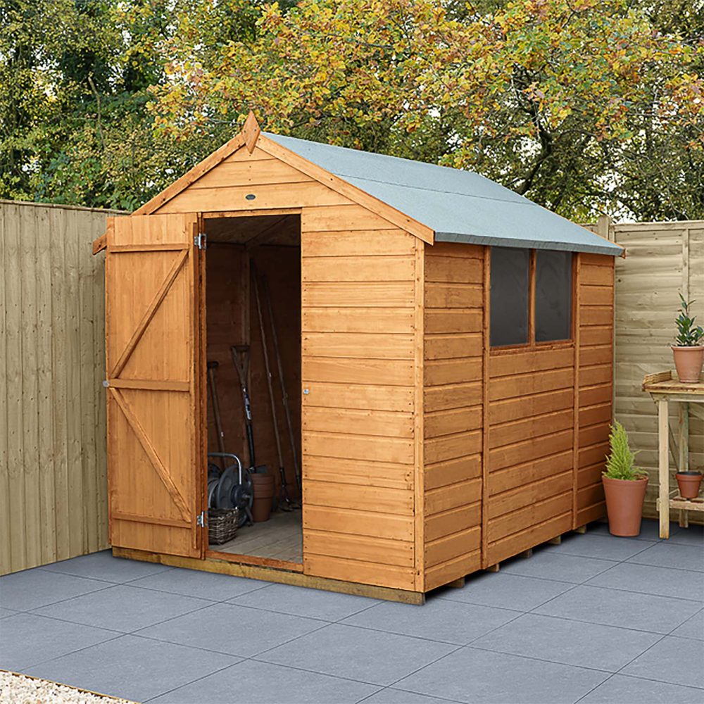 Shiplap Dip Treated 8 x 6 Apex Shed
