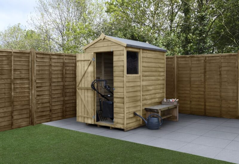 Forest 6 x 4 4Life Overlap Apex Garden Shed
