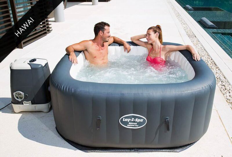 Lay-Z-Spa Hawaii Hydrojet Pro Inflatable Hot Tub (4-6 Person)