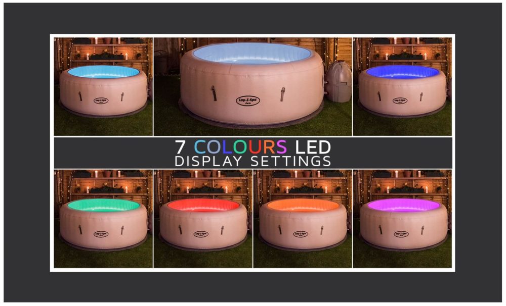 Bestway Lay-Z-Spa Paris Air Jet 4-6 Person Inflatable Hot Tub - Image 4