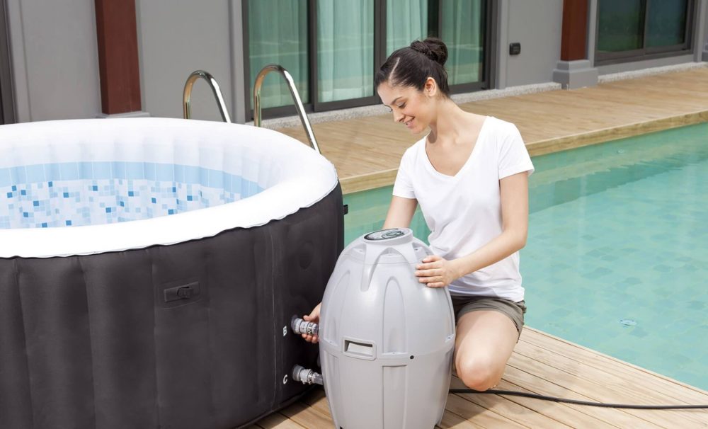 Lay Z Spa Miami Inflatable 2- 4 Person Hot Tub - Image 5