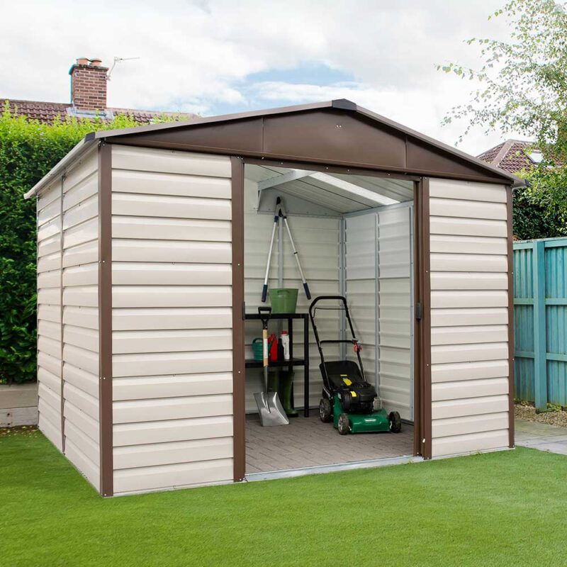 Yardmaster Shiplap Apex Metal Shed - Choice Of Sizes