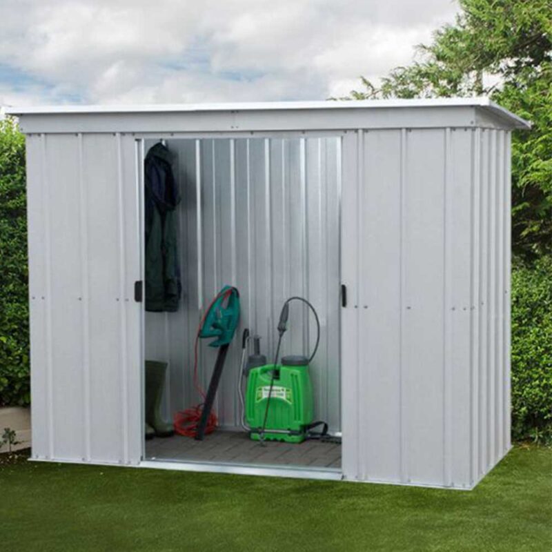Yardmaster Store All PZ Pent Metal Shed - Choice Of Sizes