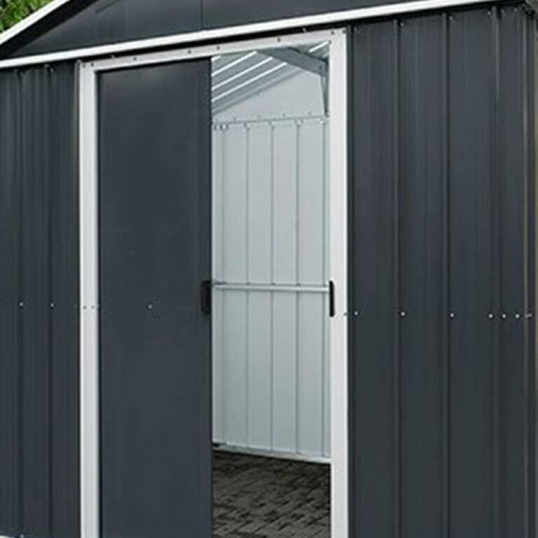 Yardmaster Castleton 6 X 5 Apex Metal Garden Shed – Pure Garden Buildings