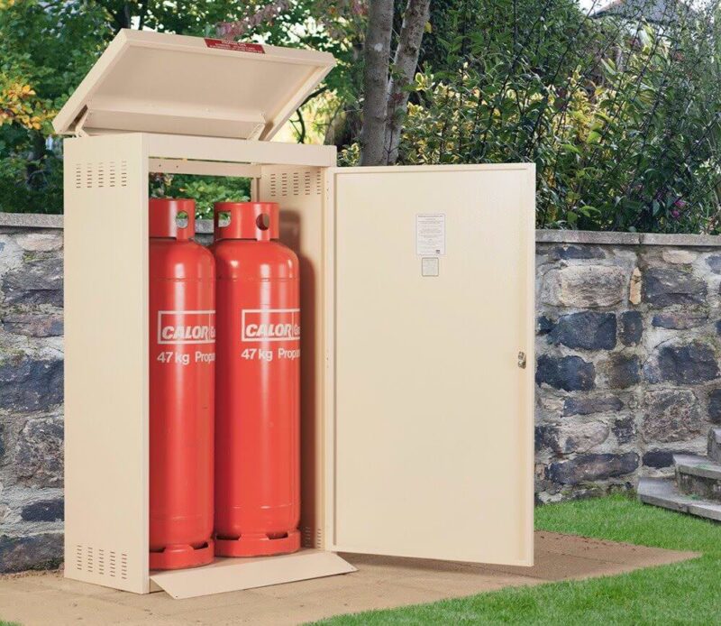 Asgard 3ftx2ft 47kg Garden Gas Bottle Storage Unit