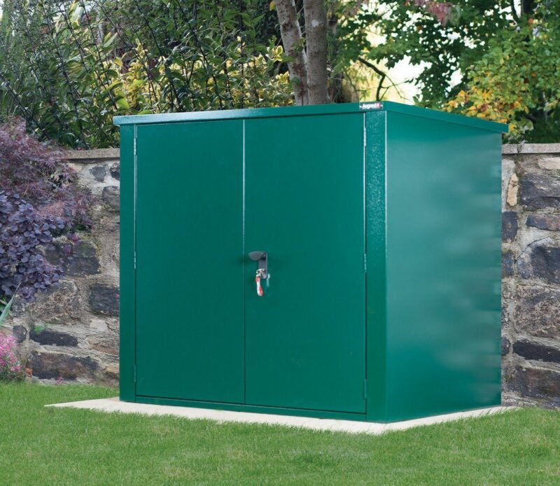 Asgard 5ftx3ft Secure Metal Garden Shed With 3 Point Locking