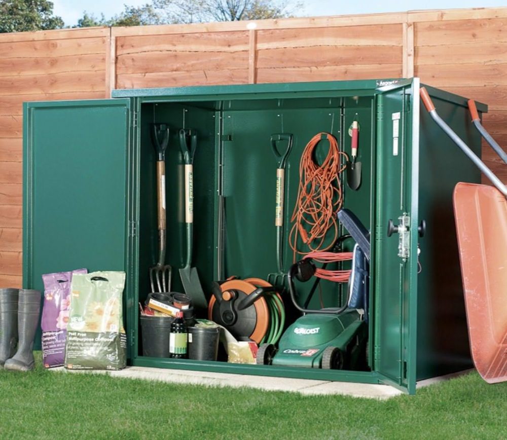 Asgard 5ftx3ft Secure Metal Garden Shed With 3 Point Locking - Image 2
