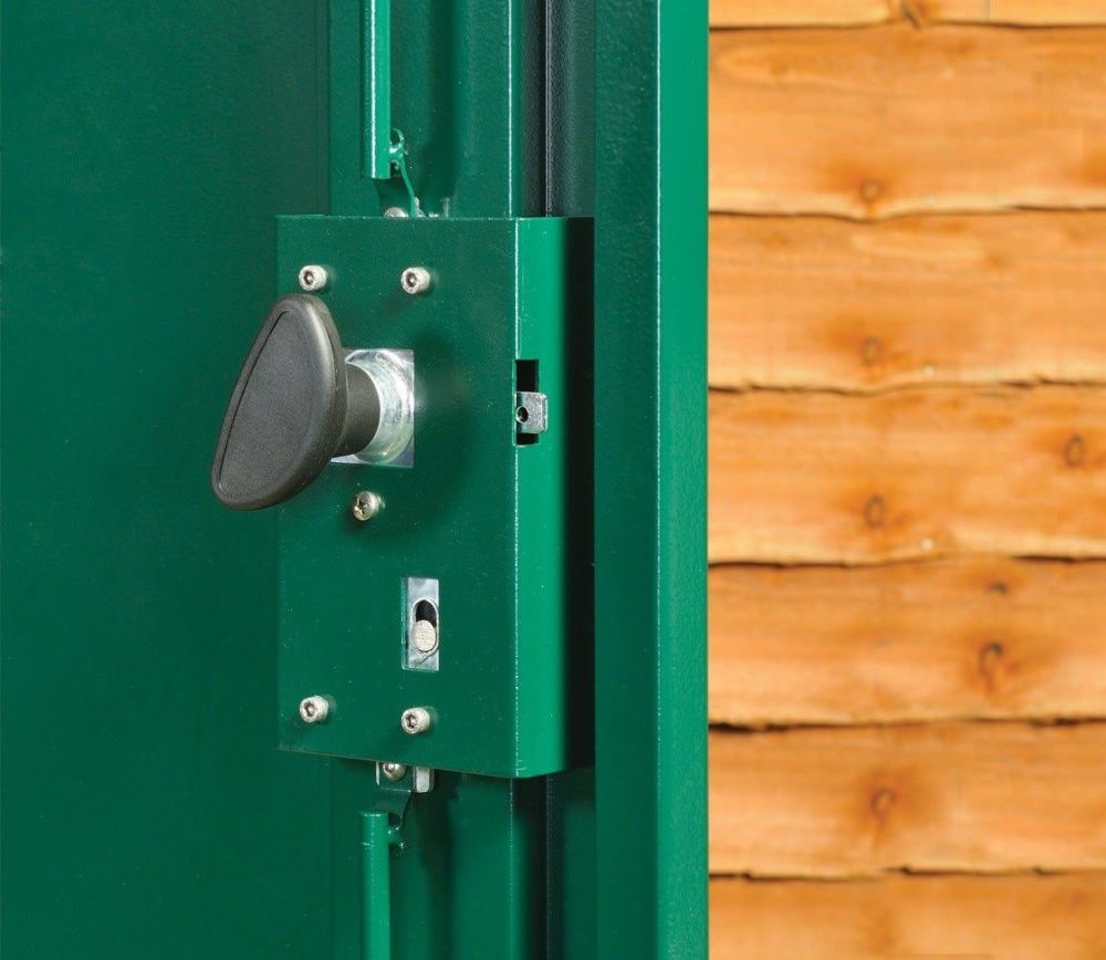 Asgard 5ftx3ft Secure Metal Garden Shed With 3 Point Locking - Image 4
