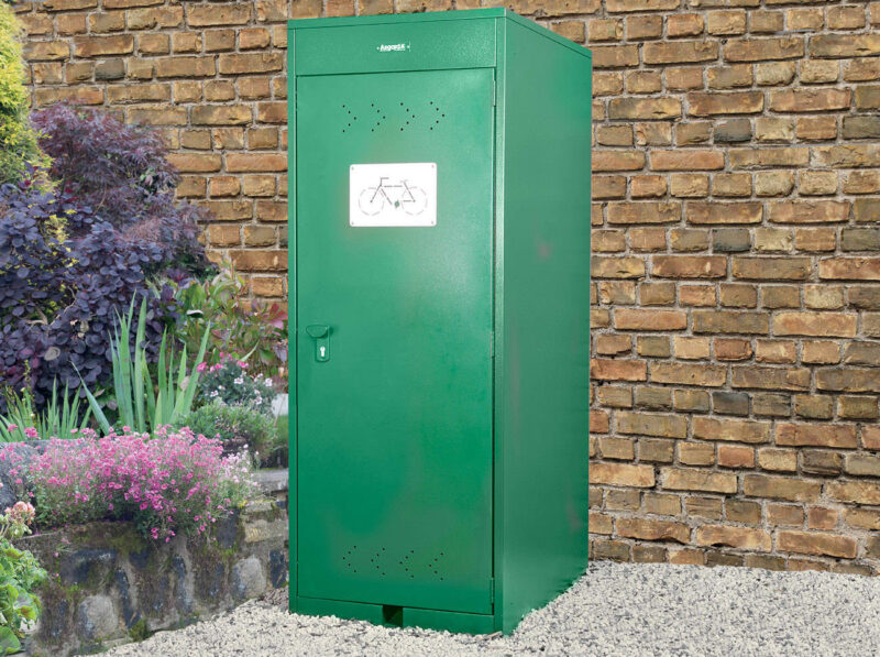 Asgard Metal Vertical Bike Locker With 3 Point Locking
