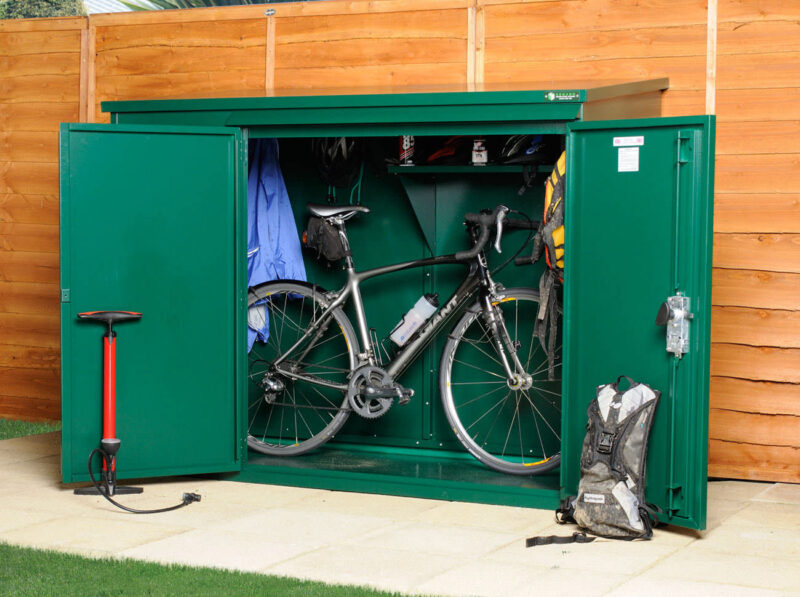 Asgard Police Approved Metal Bike Storage Unit X3