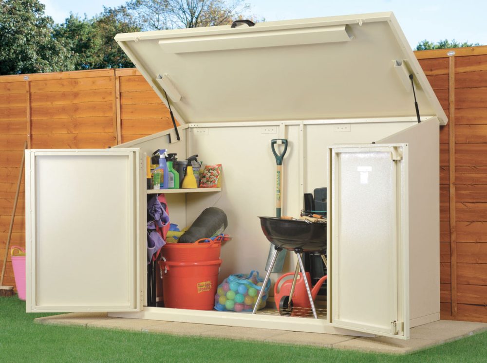 Asgard 7x4 Metal Outdoor Caravan Site Storage Unit - Image 2