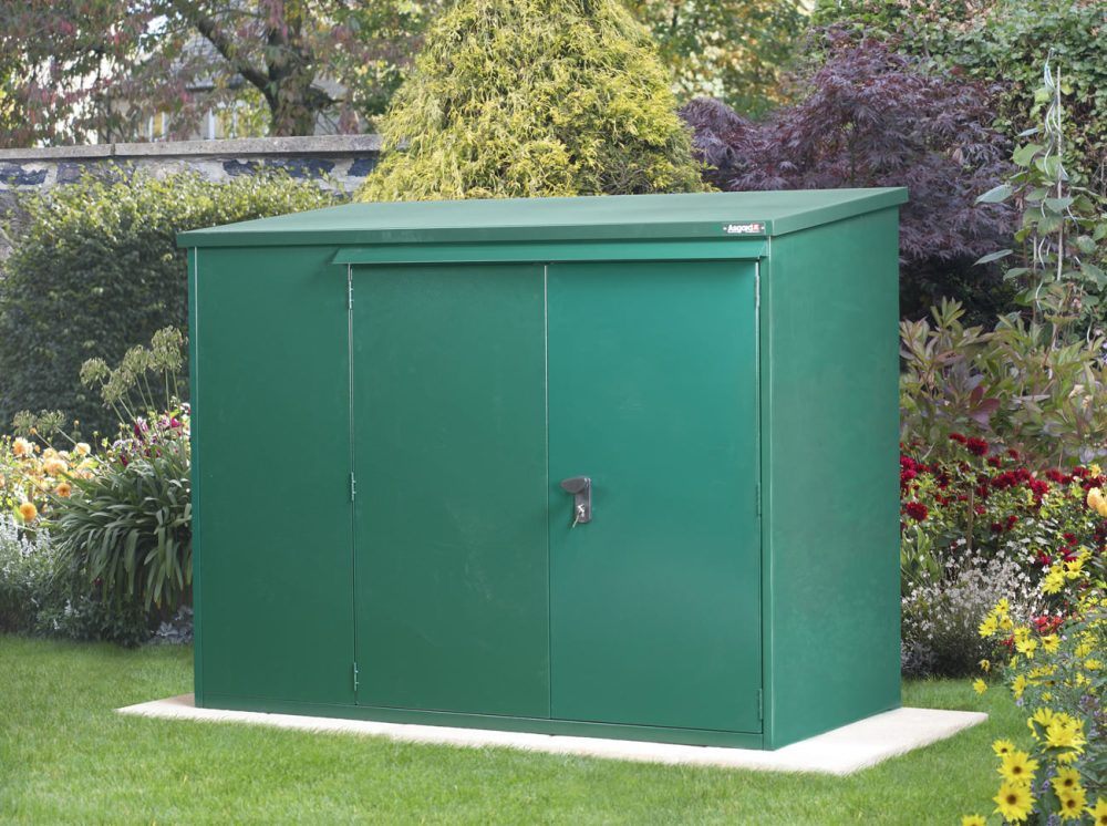 Asgard Annex 6ftx3ft Metal High Security Police Approved Garden Shed