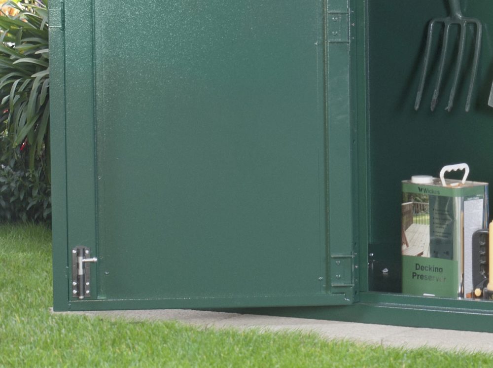 Asgard Annex 6ftx3ft Metal High Security Police Approved Garden Shed - Image 5