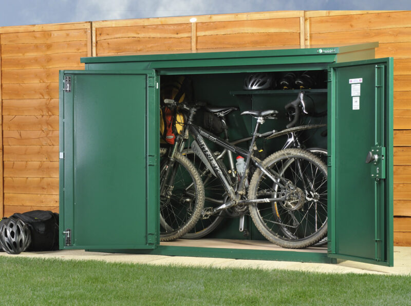 Asgard 6ftx3ft Metal High Security Police Approved Bike Storage Unit