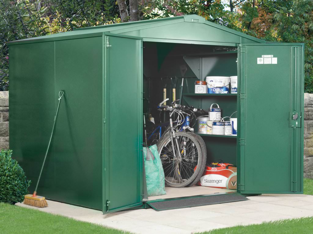 Asgard Police Approved Gladiator Metal Garden Shed - Choice Of Colour & Sizes - Image 3