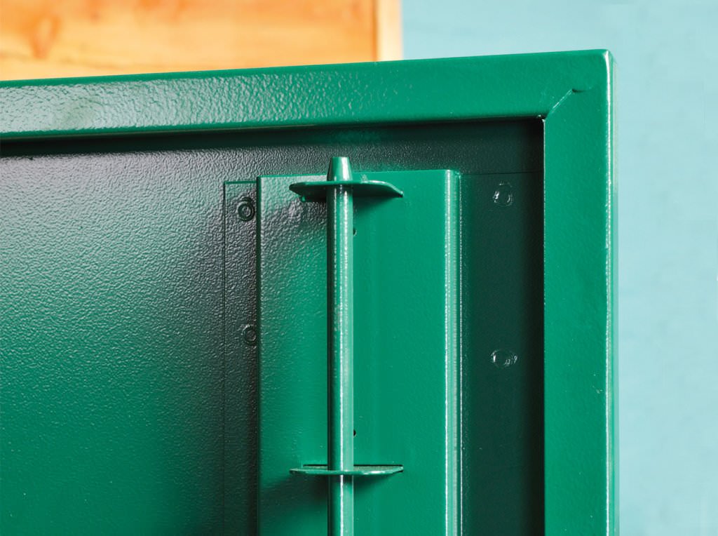 Asgard Police Approved Gladiator Metal Garden Shed - Choice Of Colour & Sizes - Image 6