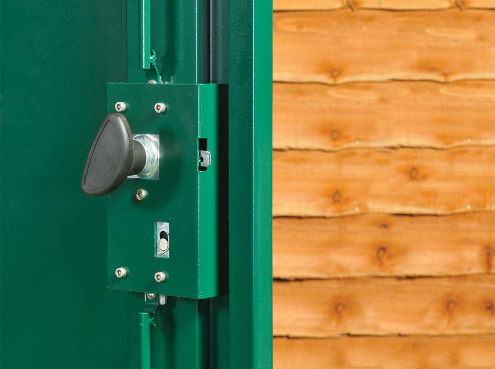 Asgard Police Approved Gladiator Metal Garden Shed - Choice Of Colour & Sizes - Image 7