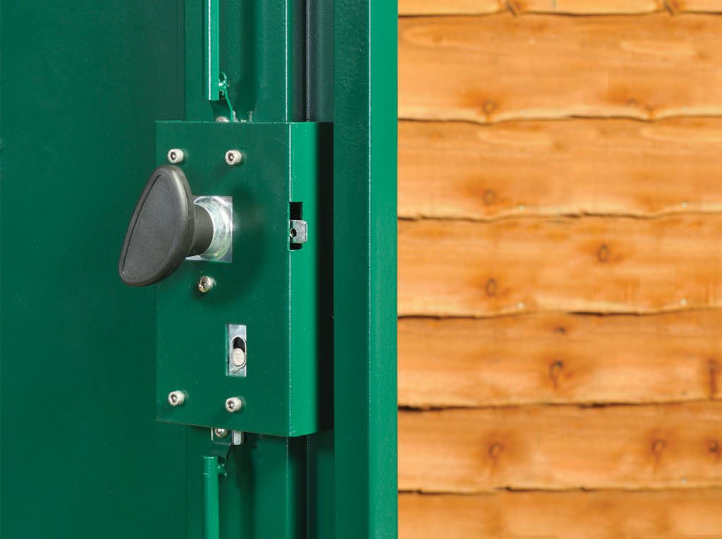 Asgard Police Approved Gladiator Metal Garden Shed - Choice Of Colour & Sizes - Image 7