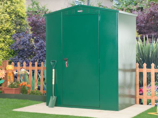 Green Asgard Metal Shed