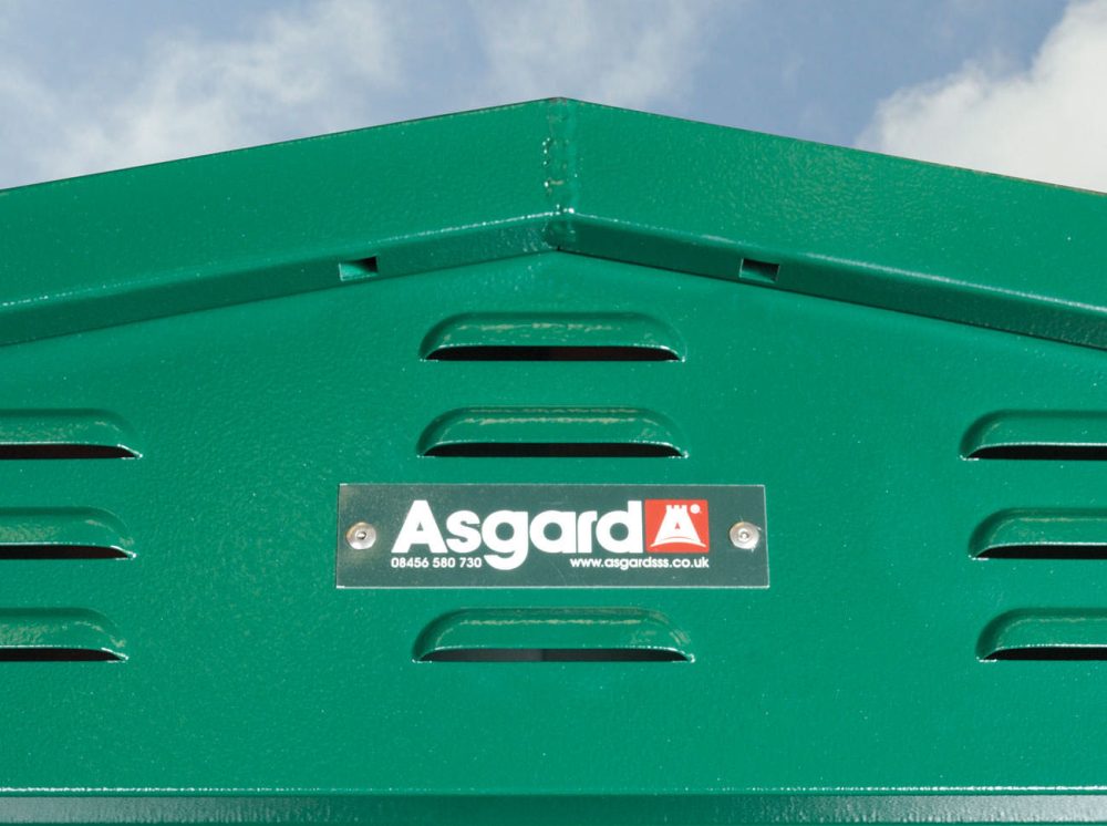 Asgard Flexistore Metal Garden Shed With 3 Point Locking - Choice Of Colour & Sizes - Image 6