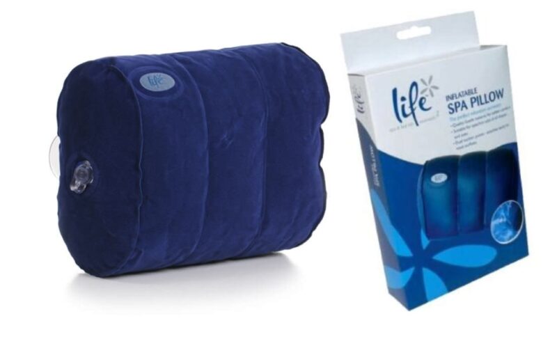 Life Spa & Hot Tub Bath Inflatable Comfort Head Rest Pillow
