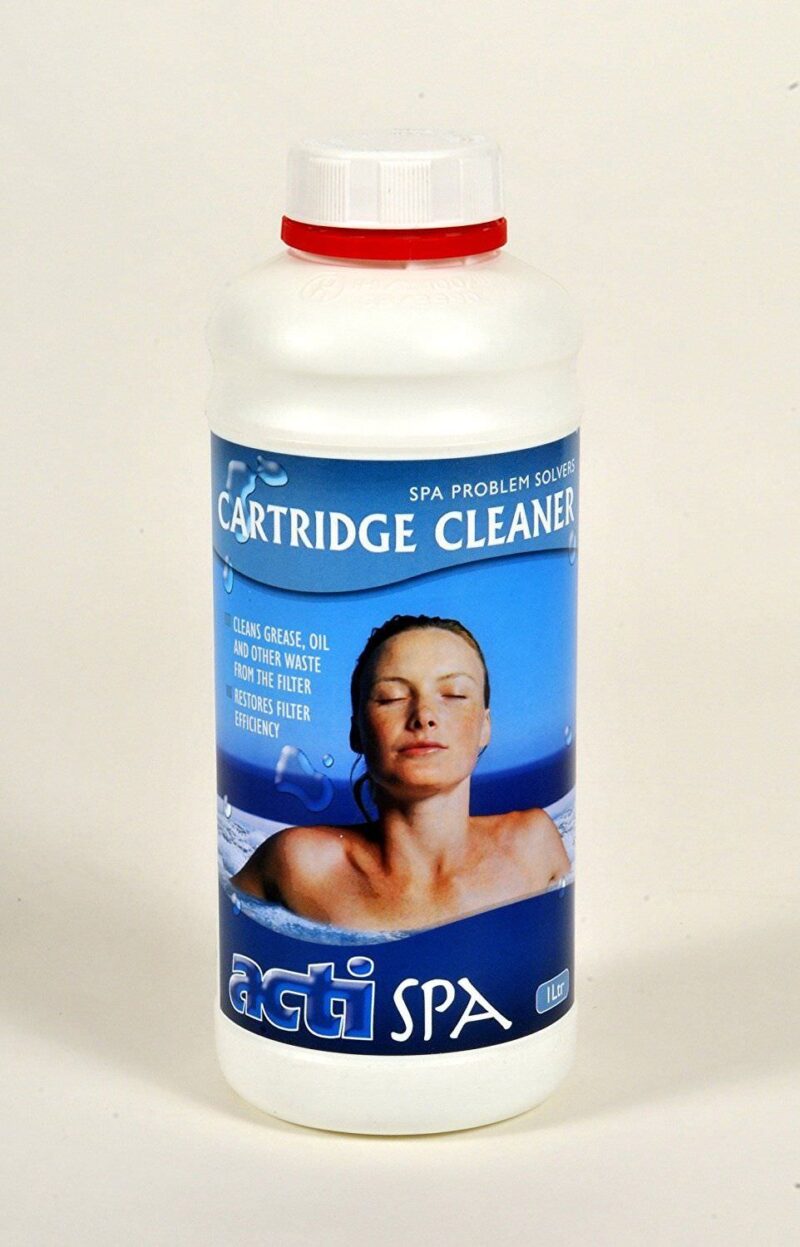 Acti Spa 1 Litre Cartridge Cleaner Hot Tub Spa Cleaner Sanitiser