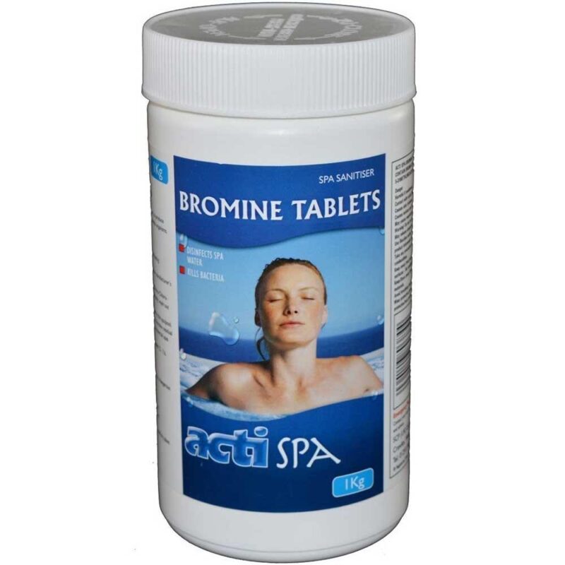 Acti 1kg Bromine Tablets - Suitable with Chemical Floaters & Other Dispensers