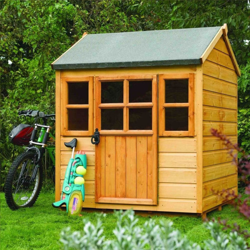 4 x 4 Little Lodge Wooden Childrens Garden Play House