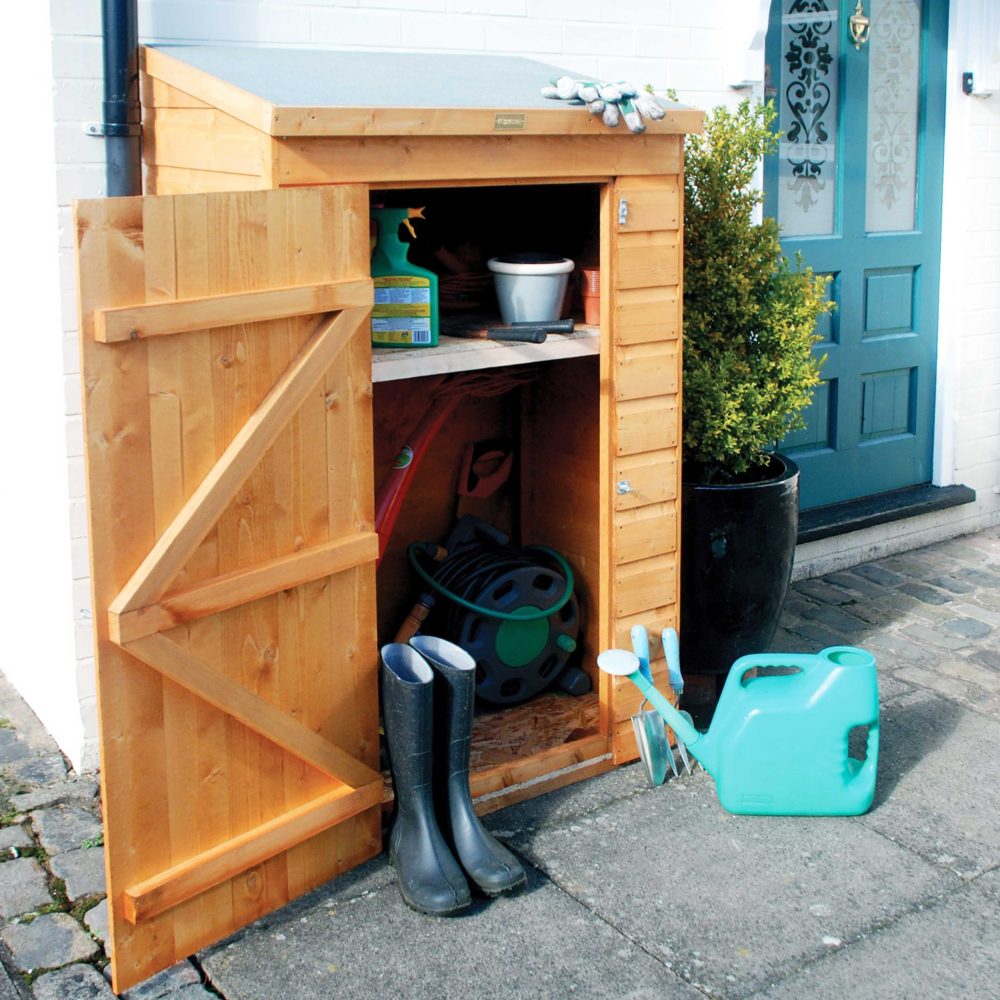 Mini Wooden Storage Shed with Shiplap Cladding