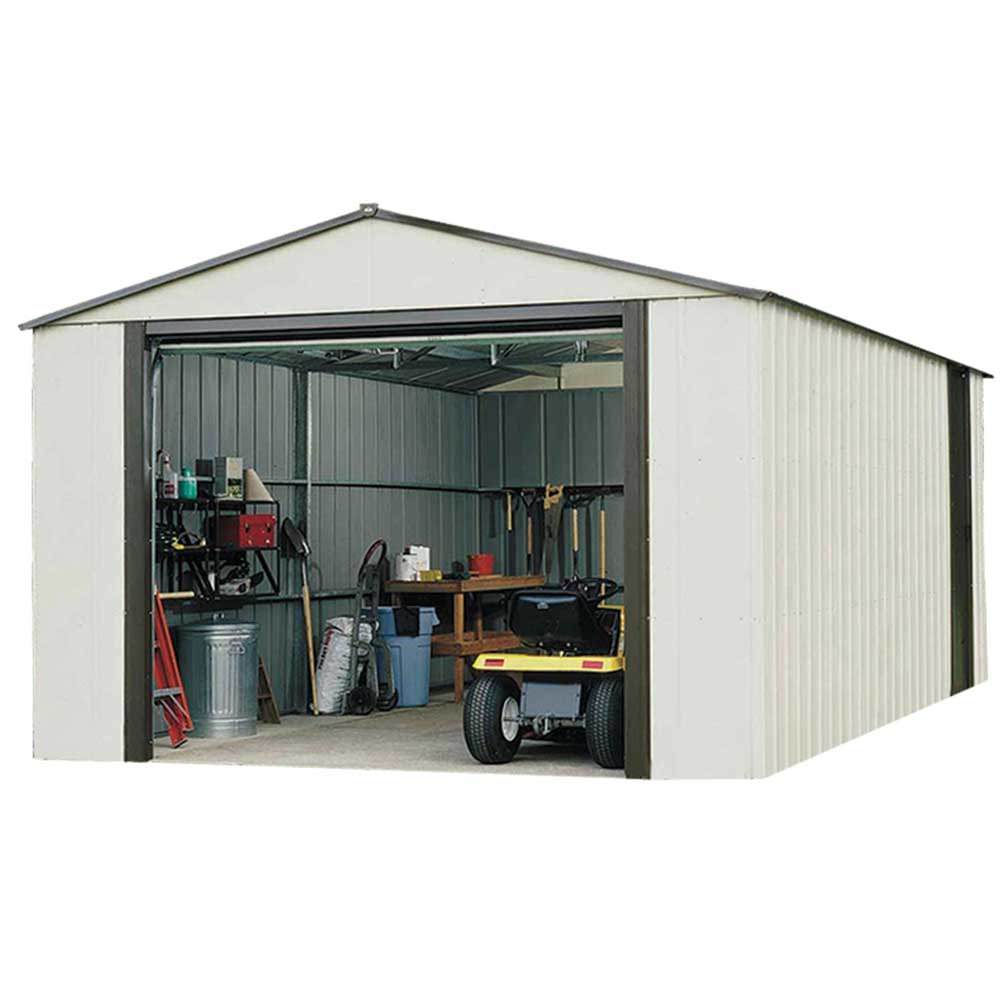 Murryhill Metal Storage Unit Garage 12x17 - Pure Garden Buildings