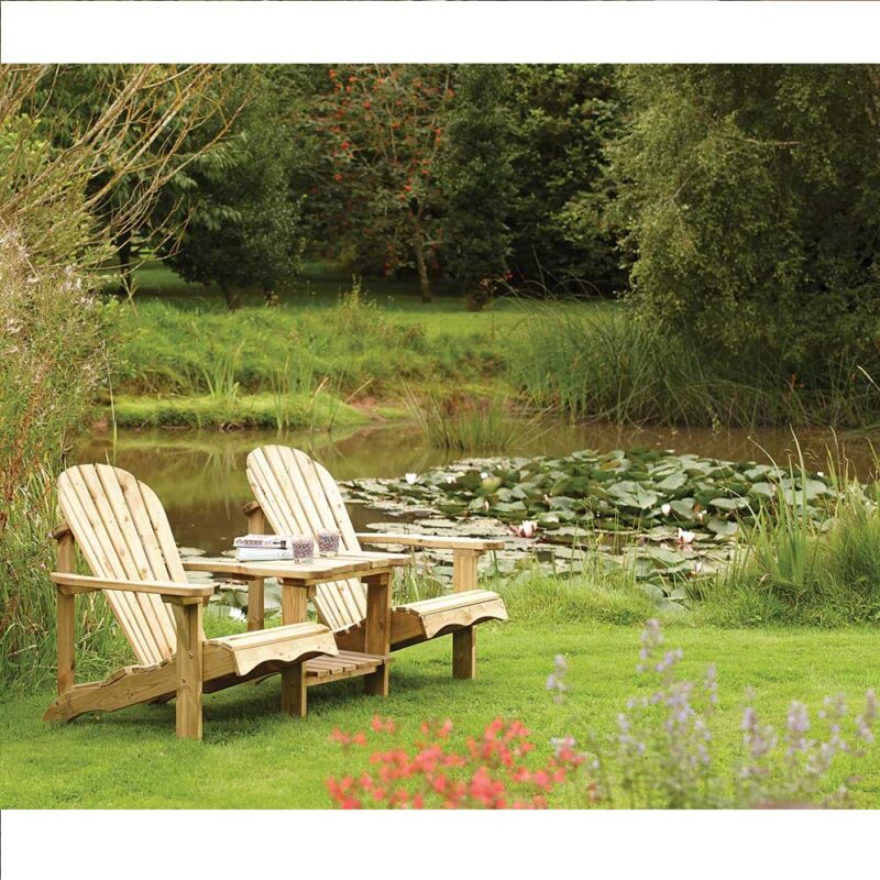 Adirondack Garden Outdoor Chair Companion Seat