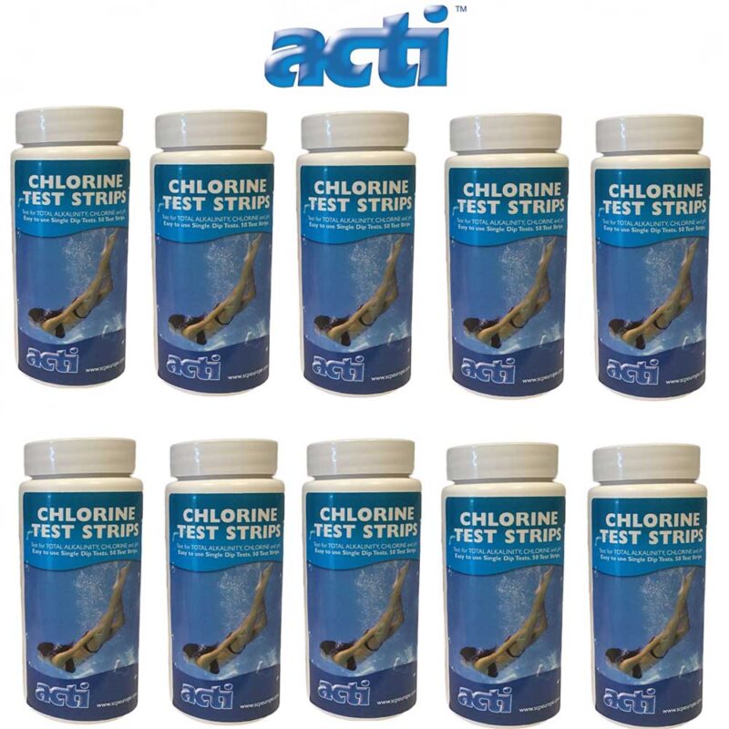 ACTI SPA 3-way Chlorine Test Strip