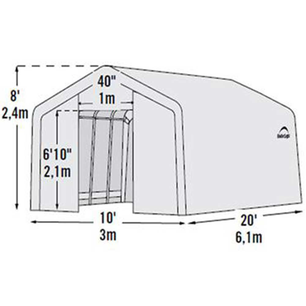 ShelterLogic 10x20 Greenhouse in a Box - Pure Garden Buildings