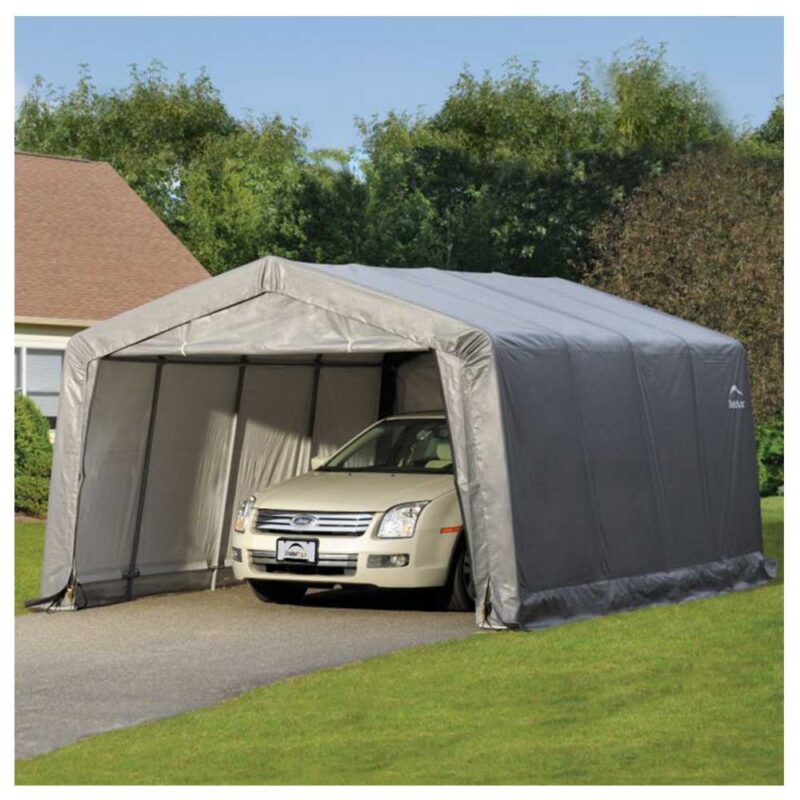 ShelterLogic 12 X 16 Compact Durable Waterproof Auto Shelter Garage