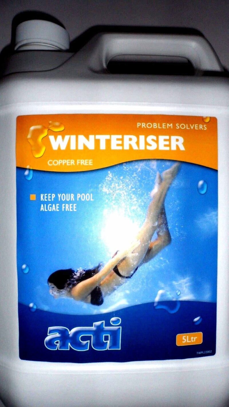 Acti Copper Free Winteriser 5 Litres for Swimming Pools Winter Protection