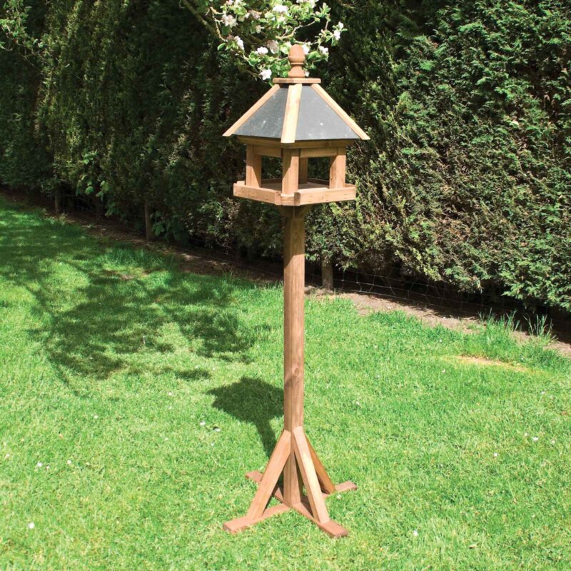 Laverton Premium Classic Bird Table, Slate Hip Roof