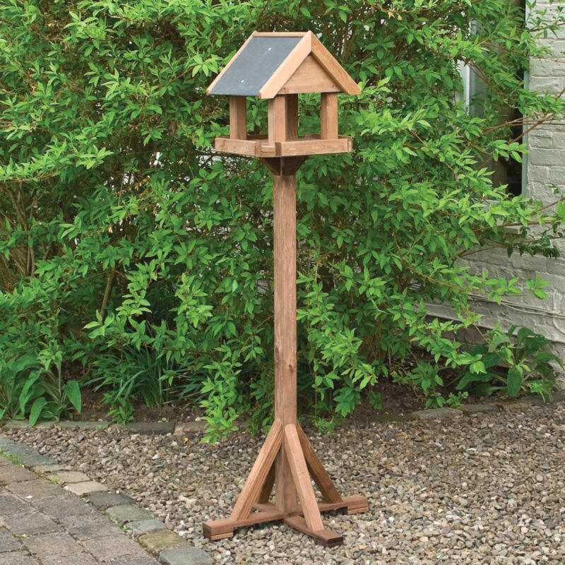 Windrush Premium Bird Table, Slate Apex Roof