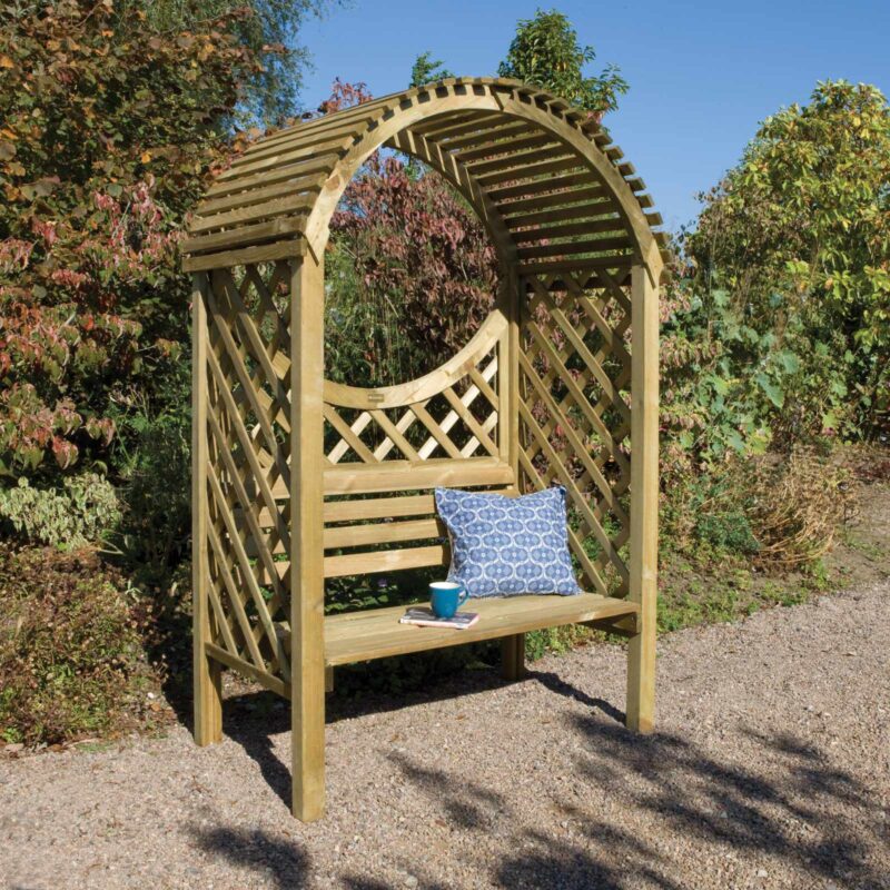 Keswick Arbour Traditional Wooden Garden Seating