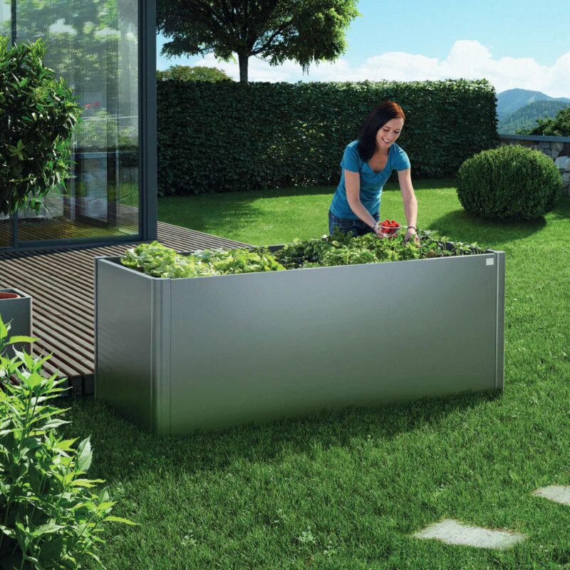 Biohort High Quality 6.5ft x 3ft Metal Raised Garden Vegetable Bed